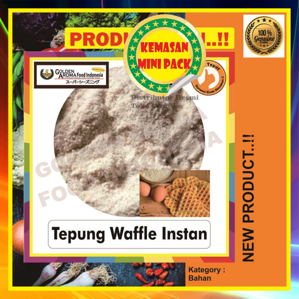 

Bubuk Tepung WAFFLE INSTAN 50Gr Tepung WAFFLE INSTAN Powder Murah Bisa Kiloan Premium Murni Tanpa Campuran Aneka Instan Asli Enak Terbaik Halal Kekinian Pabrik Grosir Agen Distributor Toko Bukan 100Gr 100 Gram