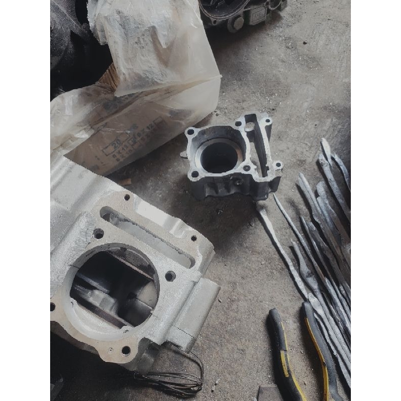 Tiger blokop Vixion/cbr + oil cooler dan oil jet