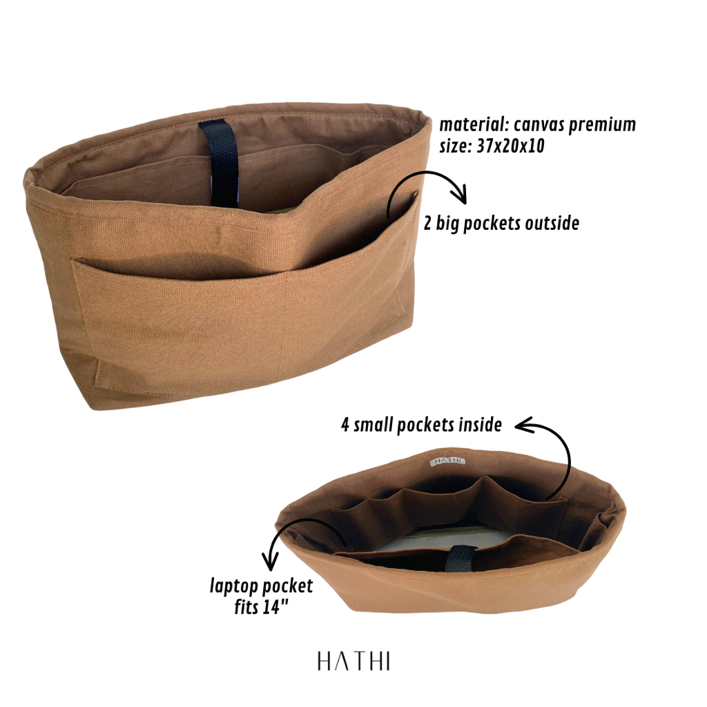 HATHI Bag Organizer // Organizer Tas // Dalaman Tas