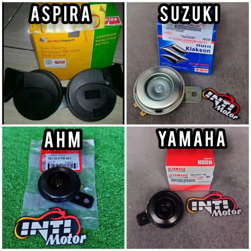 KLAKSON Supra X 125 ASLI MERK Federal SUZUKI HAYATE ORIGINAL 100% SGP DOUBLE KEONG MERK ASPIRA ASTRA