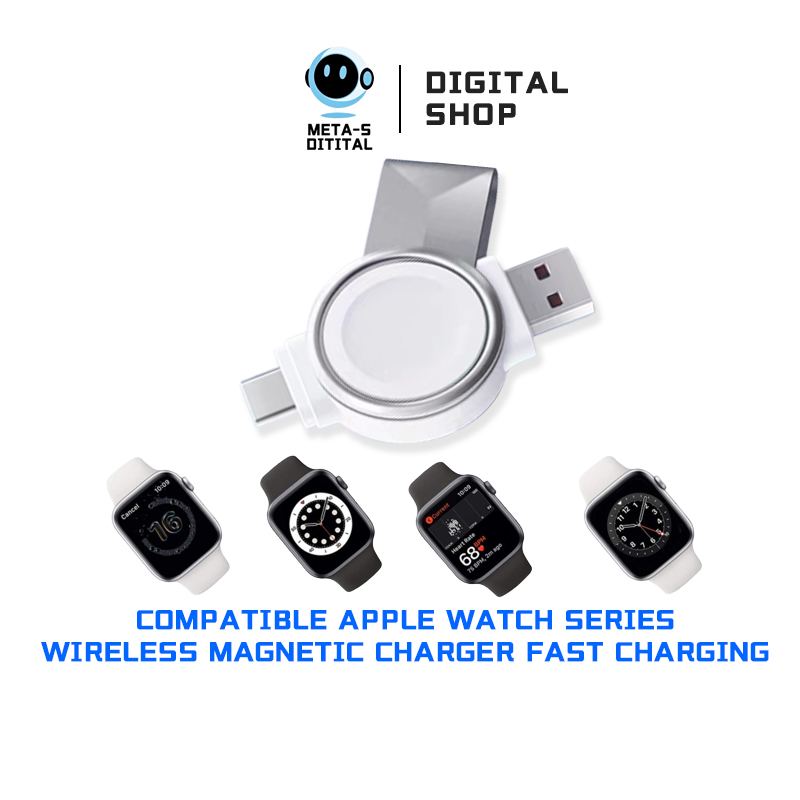 Wireless Magnetic Charger for App Watch 6 5 4 3 2 1 SE Fast Qi Charging Pad for Watch Series