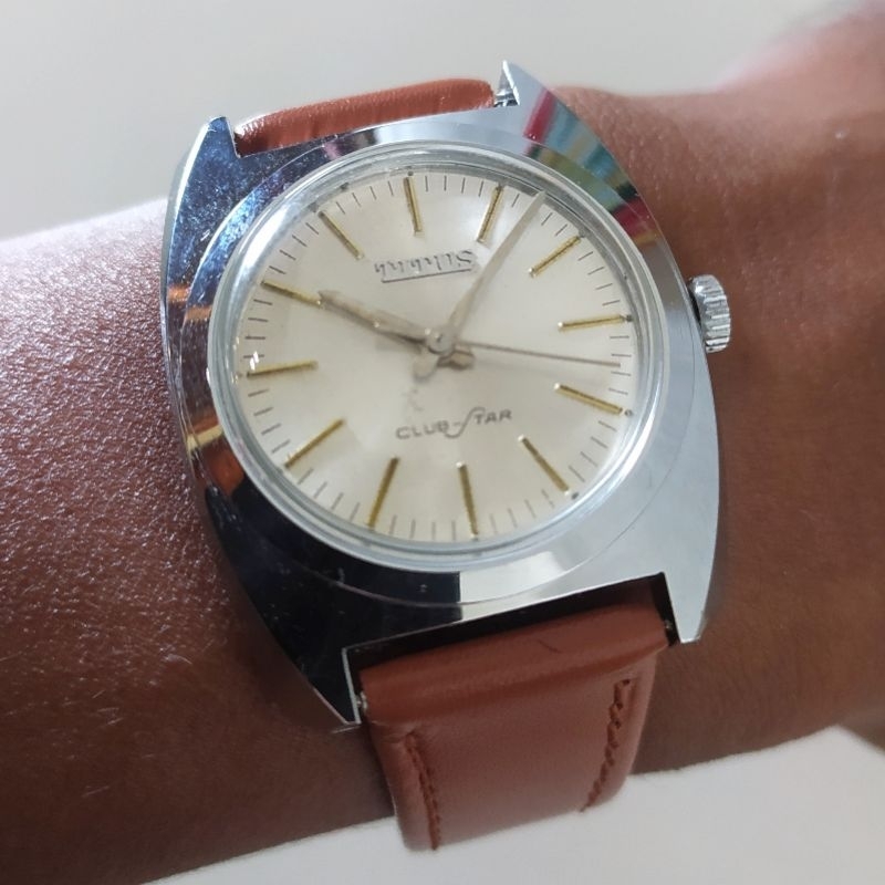 jam tangan pria vintage TITUS club star Manual Winding
