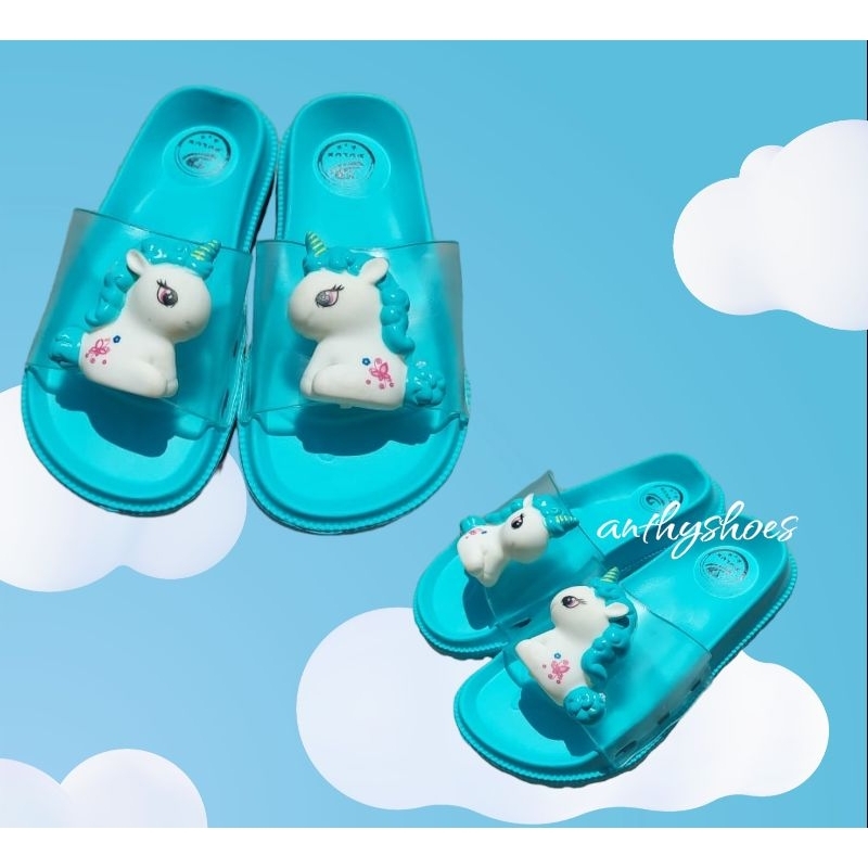 Sandal Karet Selop Kokop Anak Perempuan Karakter UNICORN Dulux 361