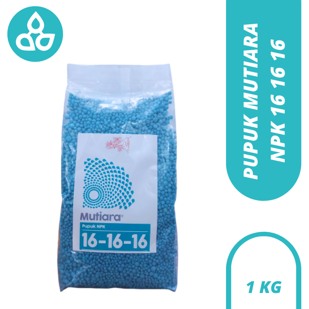 Pupuk NPK Mutiara 16-16-16 - Kemasan Repack 1Kg produksi PT Meroke