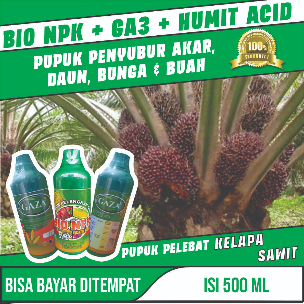 PROMO TERLSRIS 500 ML Hanya 30K Pupuk Kelapa Sawit - Pembenah dan Penyubur Tanaman Sawit Terbaik, Pu