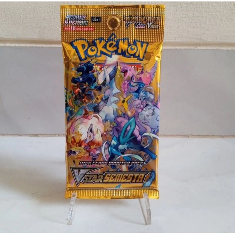 KARTU POKEMON VSTAR SEMESTA S12A BOOSTER PACK TCG INDONESIA