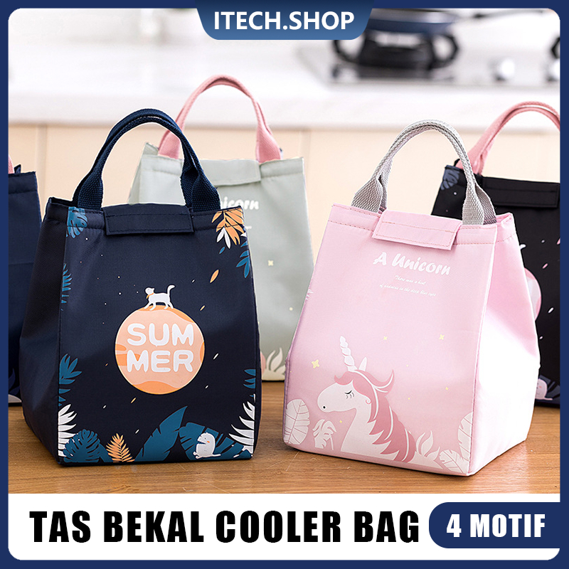 Lunch Bag Anak / Tas Termal Multifungsi / Tas Makan Siang Perjalanan / Tas Bento Unicorn