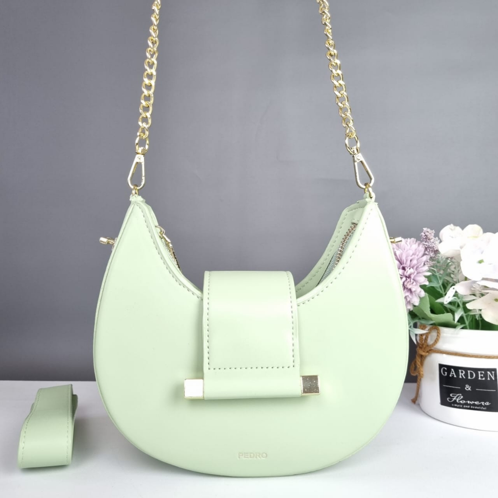 TAS PEDRO WANITA STRUCTURED TOP HOBO BAG - PDR022