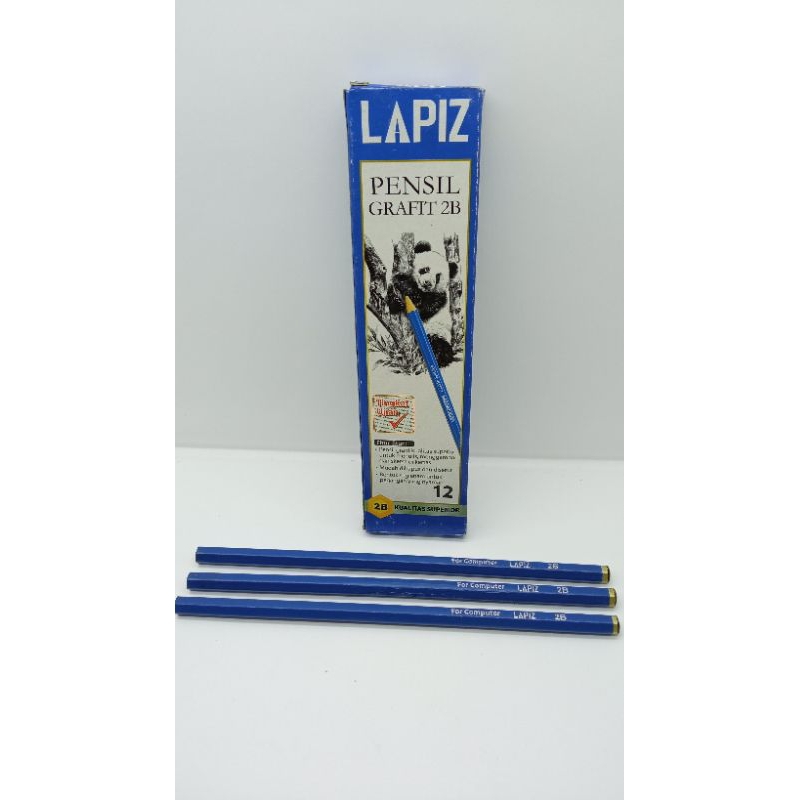 

PENSIL 2B LAPIZ BIRU ISI 12