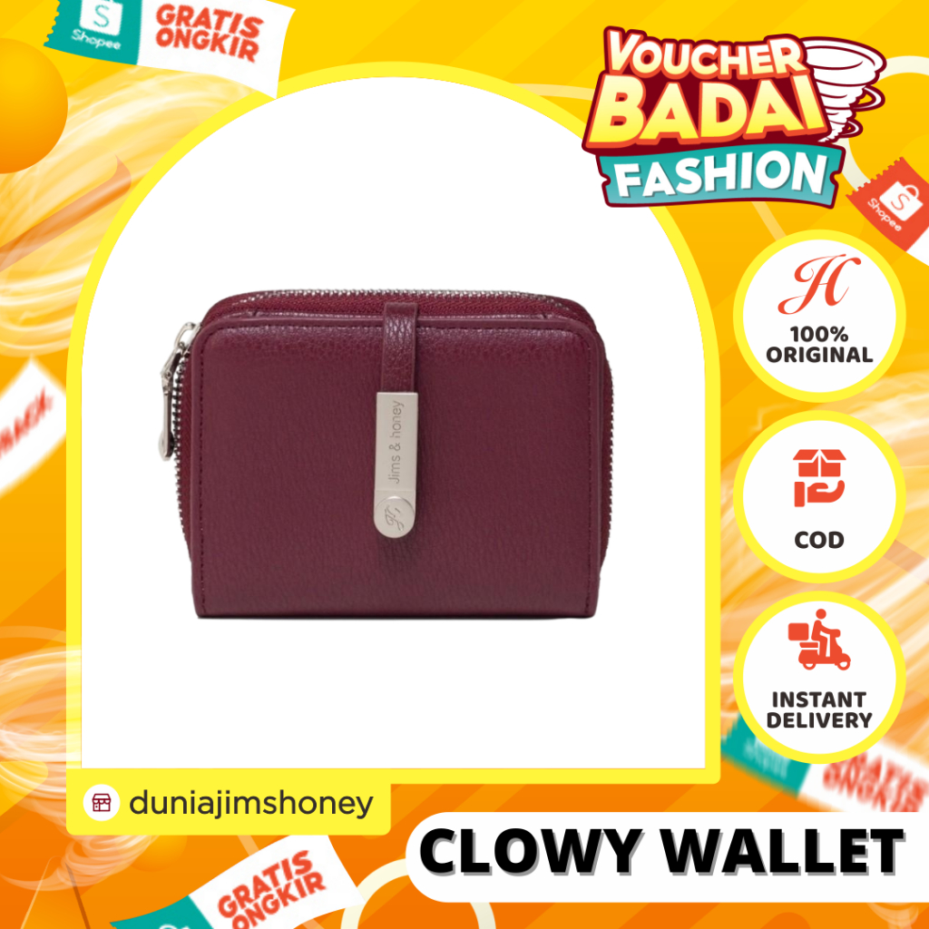 JIMS HONEY CLOWY PLUS WALLET DOMPET LIPAT WANITA