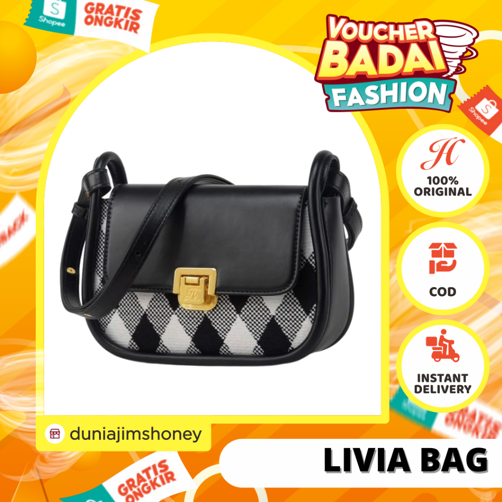 JIMS HONEY LIVIA BAG TAS SELEMPANG WANITA ORI IMPORT MURAH JH