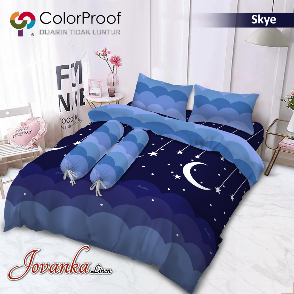 Jovanka - Bed Cover King RUMBAI (180x200) by FATA terlaris Skye