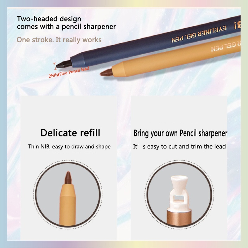 NOBB! Smooth Eyeliner Gel Pencil Anti Air Tahan Lama No Fading Eyeliner Pen N35501