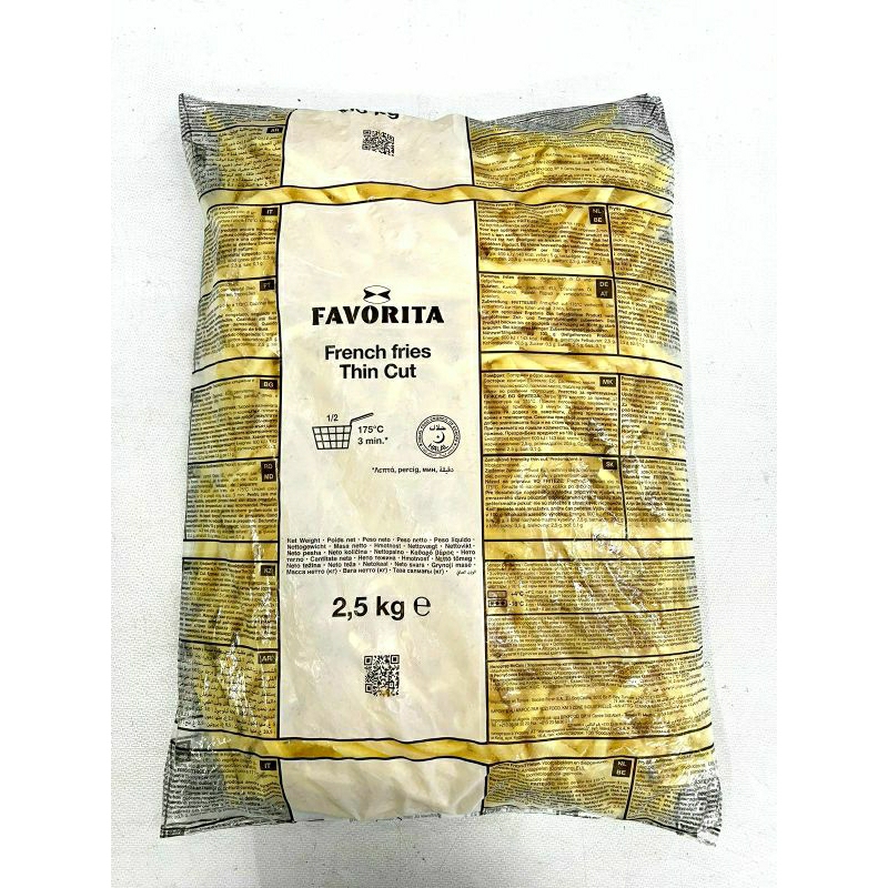 

FAVORITA French Fries Thin Cut 2,5kg