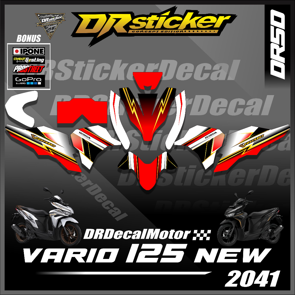 Decal Vario New 125/ Decal Variasi Vario 125 2023 / Stiker Honda Vario New 125 2023 Fullbody
