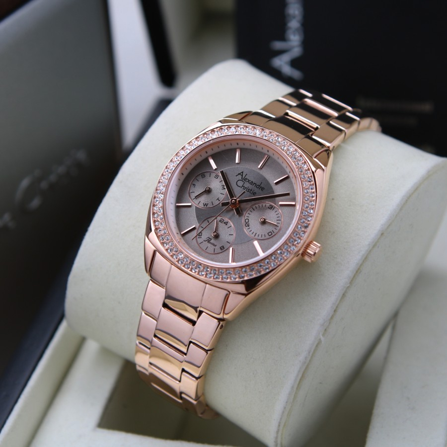 JAM TANGAN WANITA ALEXANDRE CHRISTIE AC 2A36 / AC2A36 RANTAI ORIGINAL GARANSI 1 TAHUN