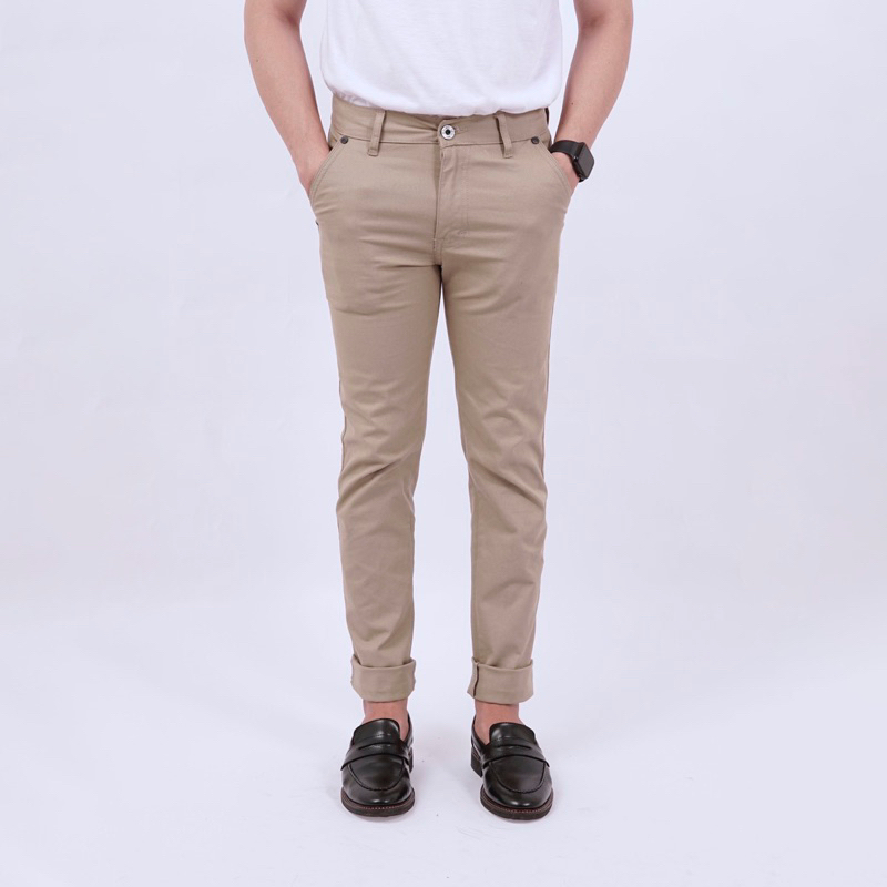 Chino Patns Slim Fit Stretch - Olive