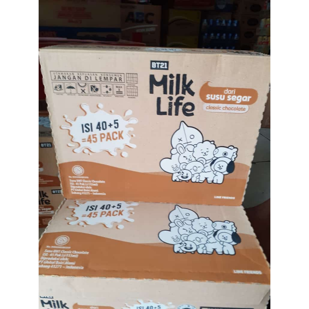 

Milk Life 115 ML dari Susu Segar 1 Karton isi 40 Pack x 115 ML