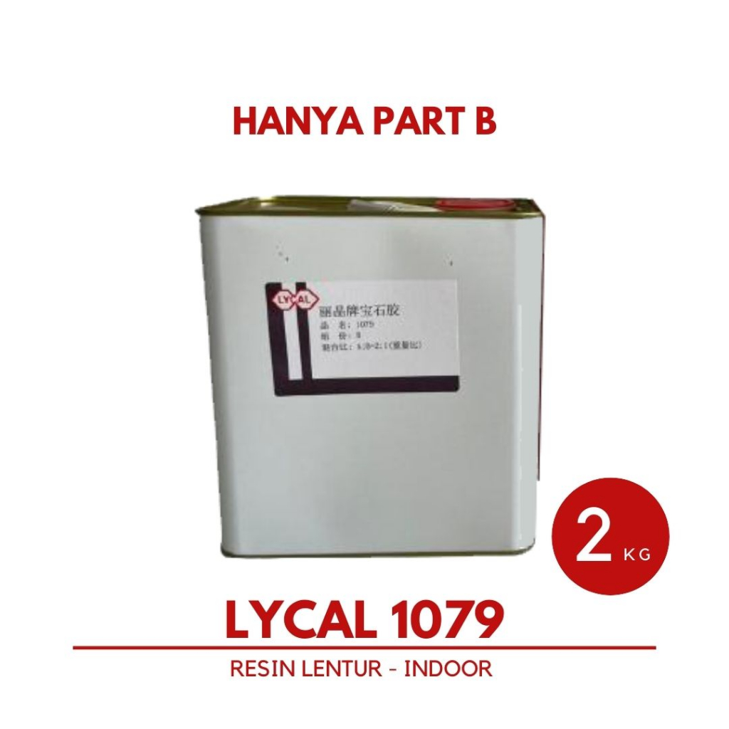 Resin bening lycal lentur - Lycal 1079 - Part B katalis 2kg