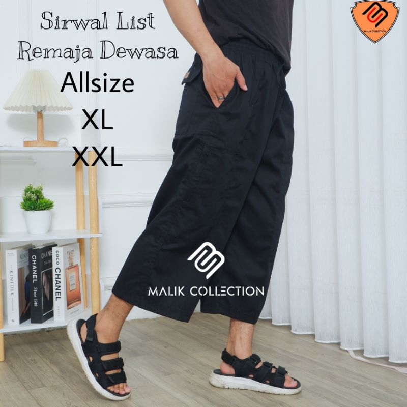 Celana Sirwal List dewasa jumbo extra jumbo laki laki Pria allsize xl xxl