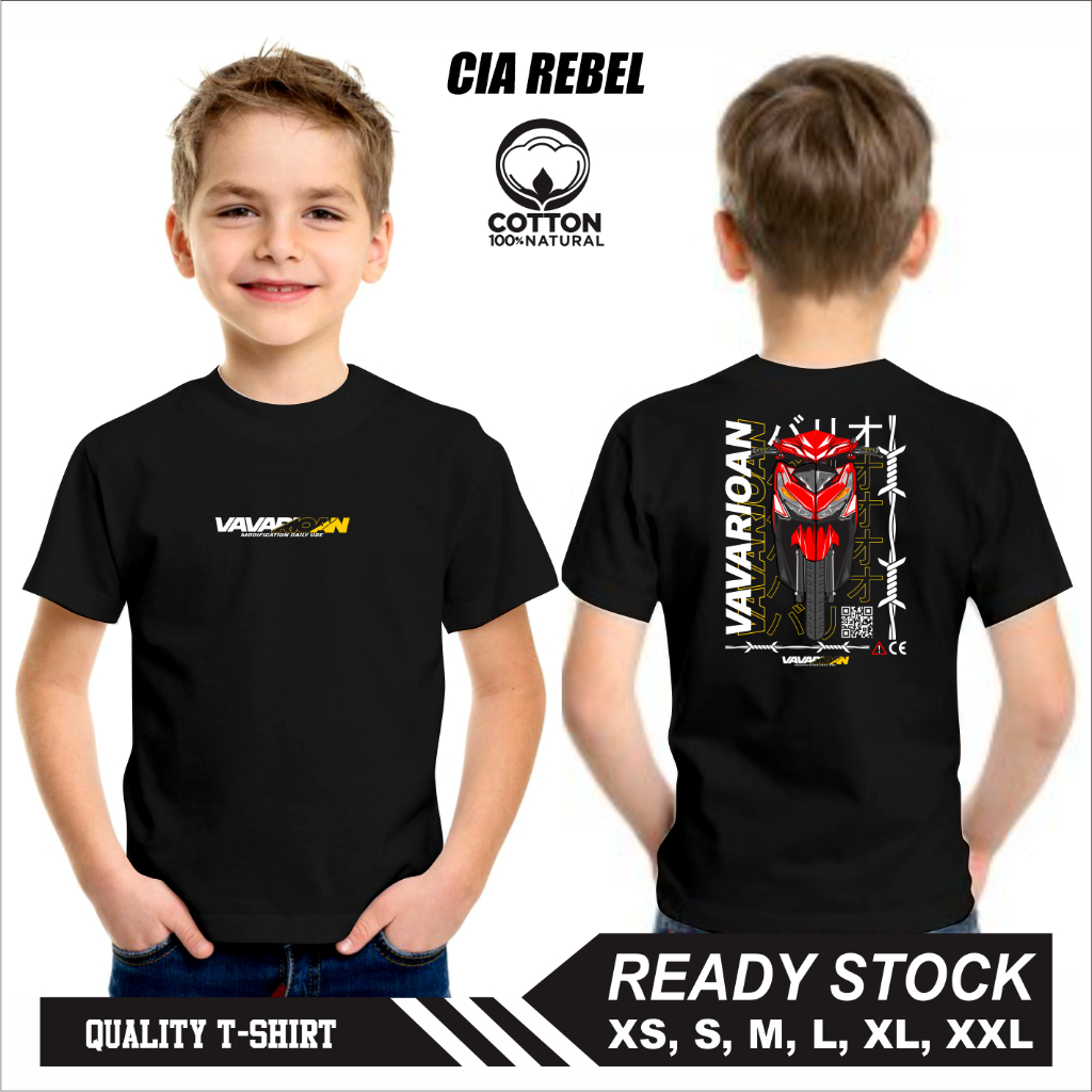 Kaos Baju Anak Racing Otomotif Honda Vavarioan