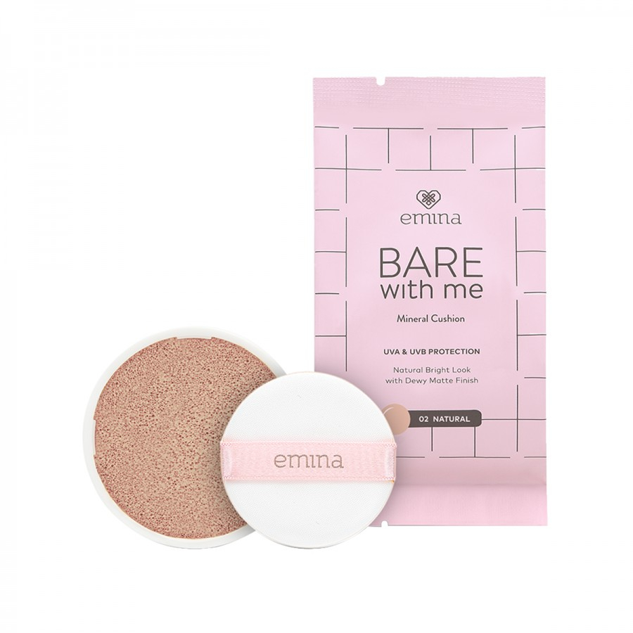 ✨ AKU MURAH ✨EMINA Refill Bare with Me Mineral Cushion