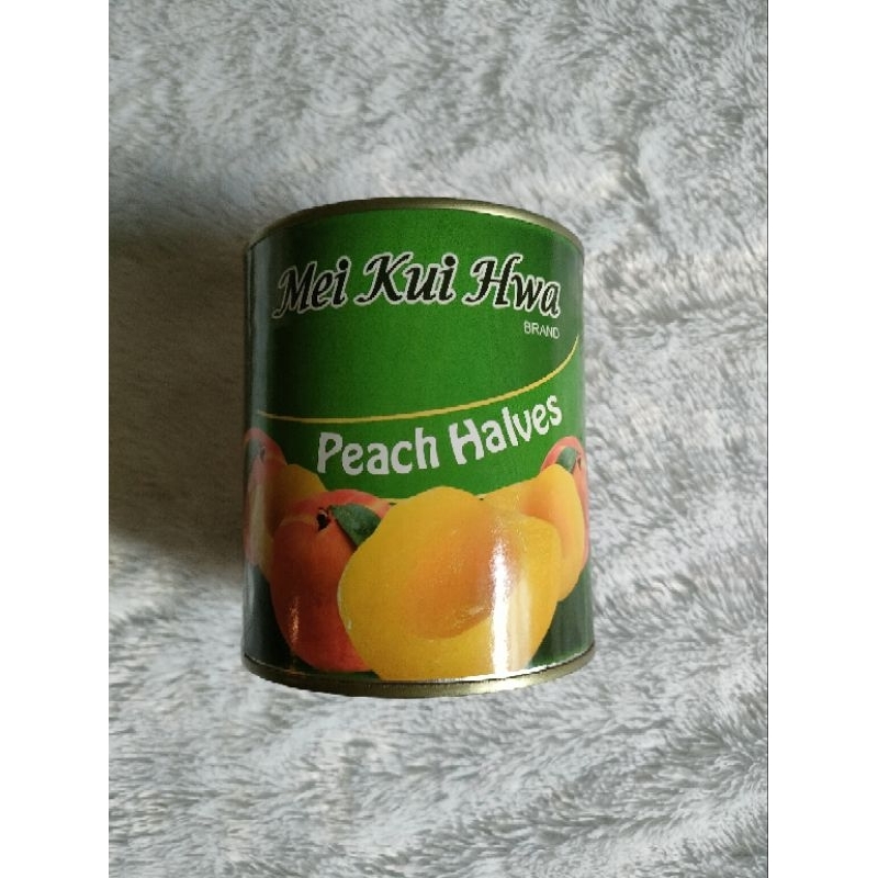 Mei Kui Hwa Buah Persik dalam Kaleng/Peach Halves 825 gr