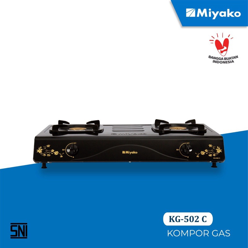 Miyako - Kompor Gas 2 Tungku Miyako KG 502 C