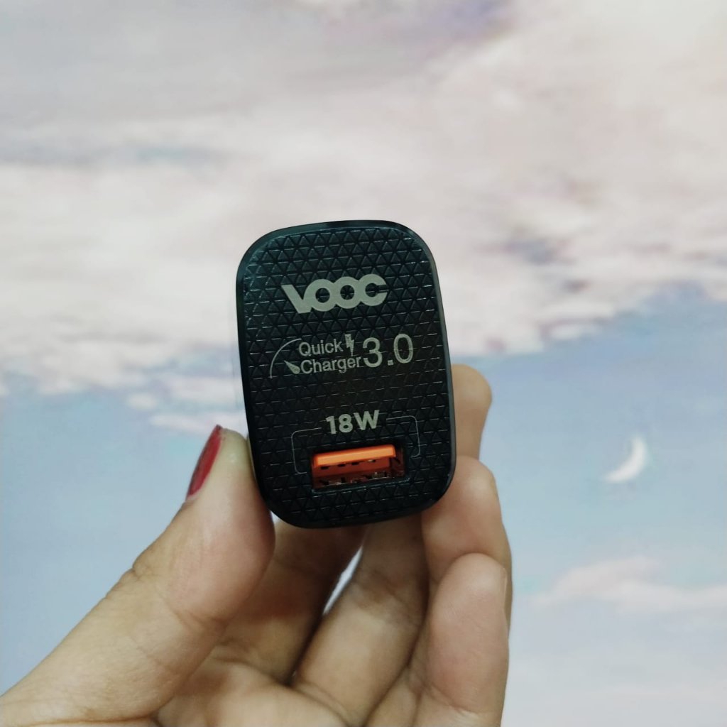 TRAVEL ADAPTOR GOLF GC15 VOOC QUICK CHARGER3.0 1PORT USB 18W 3.6A SMART POWER CHARGER PROMO SEN