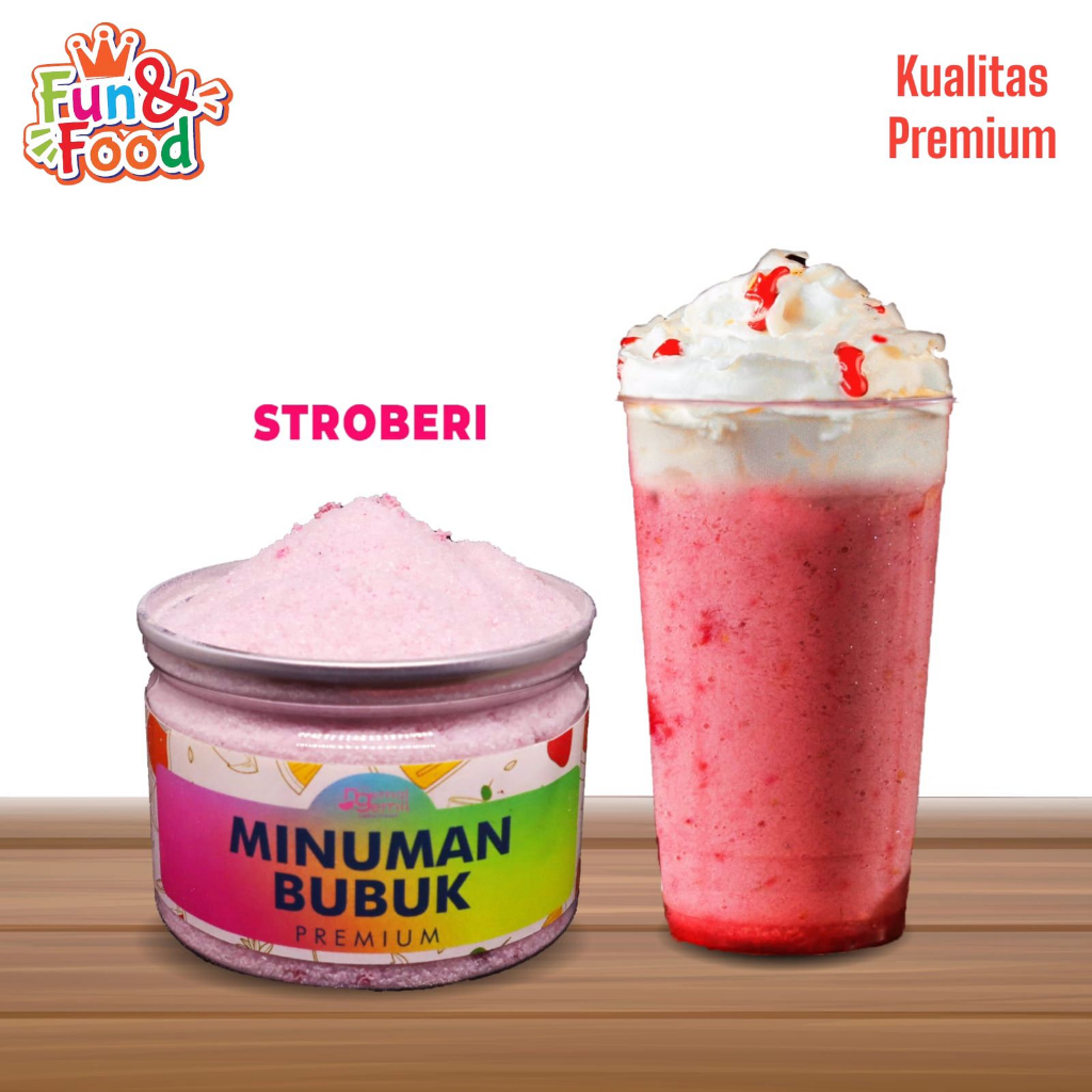 

Can Bubuk Minuman Stoberi Minuman Bubuk Stoberi Powder Kualitas Premium