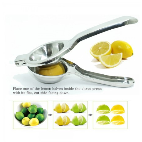 Alat Peras Jeruk Stainless Besar Manual Pemeras Jeruk Nipis Lemon Besi