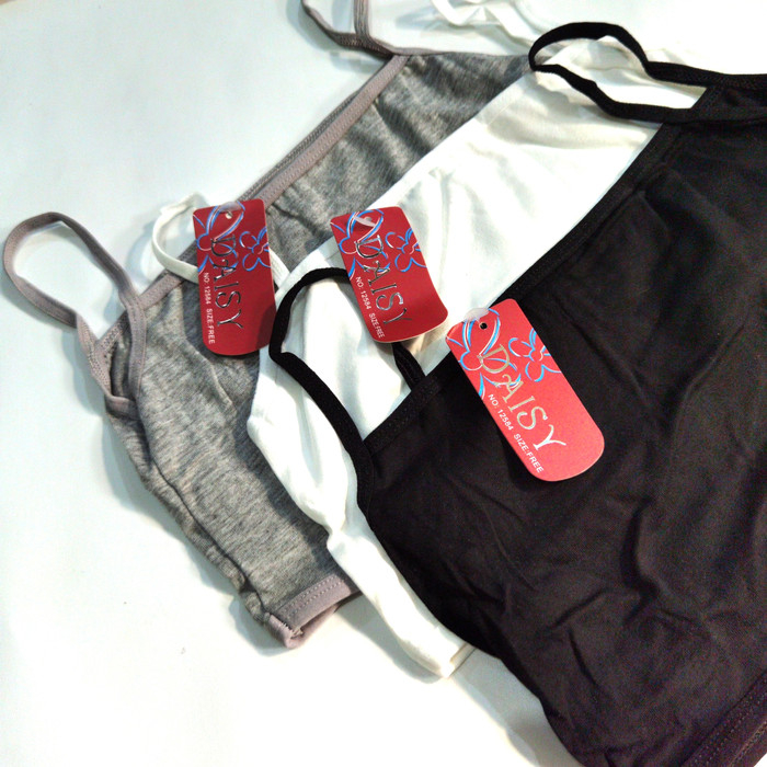 LUSINAN!! MINISET ANAK CEWEK / REMAJA PUTRI DAISY 12584 / DALAMAN PEREMPUAN SMP SMA TALI KECIL / TANK TOP ANAK