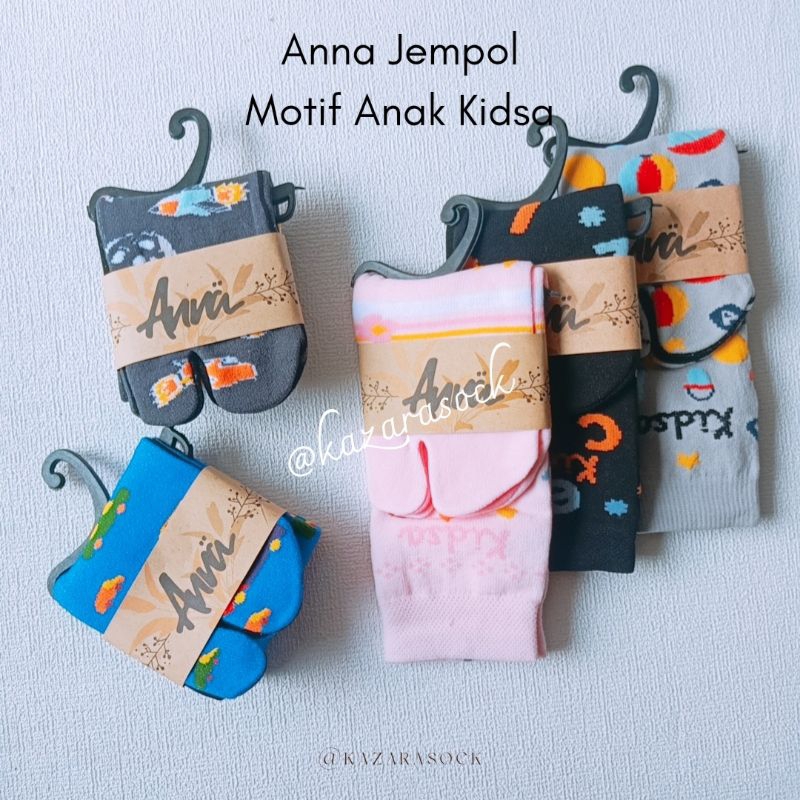 Kazarasock - Kaos Kaki Anak Jempol Motif Murah - Anna Kids