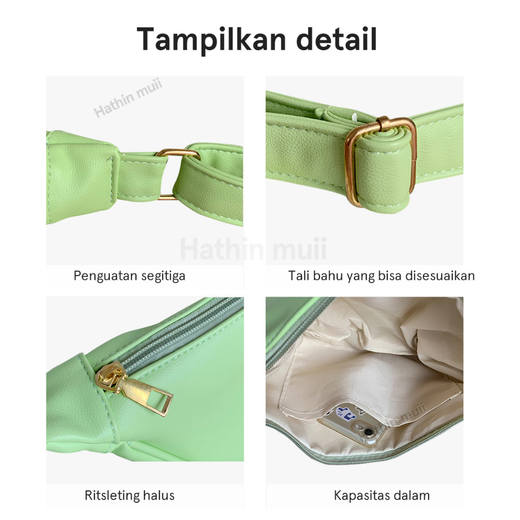 TasMolly READY TAS BAHU MINI SLING BAG KULIT PU SELEMPANG WAIST UNIQLO BAG SHOULDER WANITA CEWEK JASTIP SALE