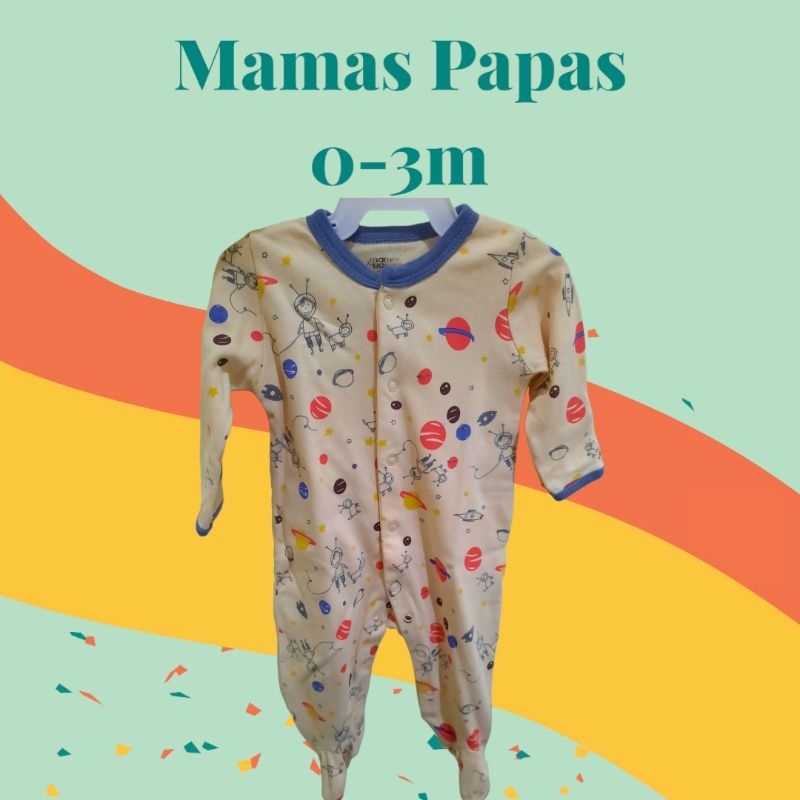 Preloved Sleepsuit merk Mamas Papas