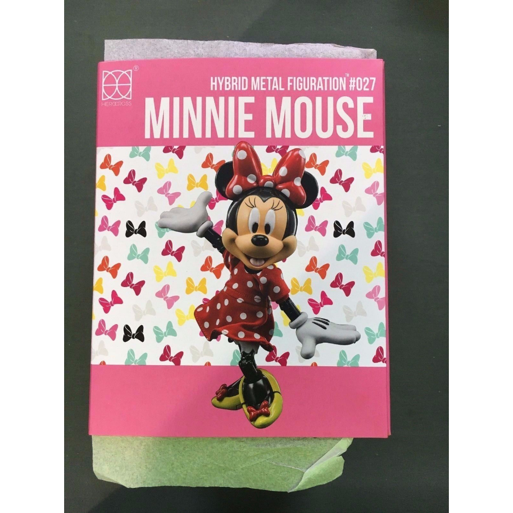 HEROCROSS Disney's Minnie Mouse Hybrid Metal Figuration 5.5&quot; Figure Original