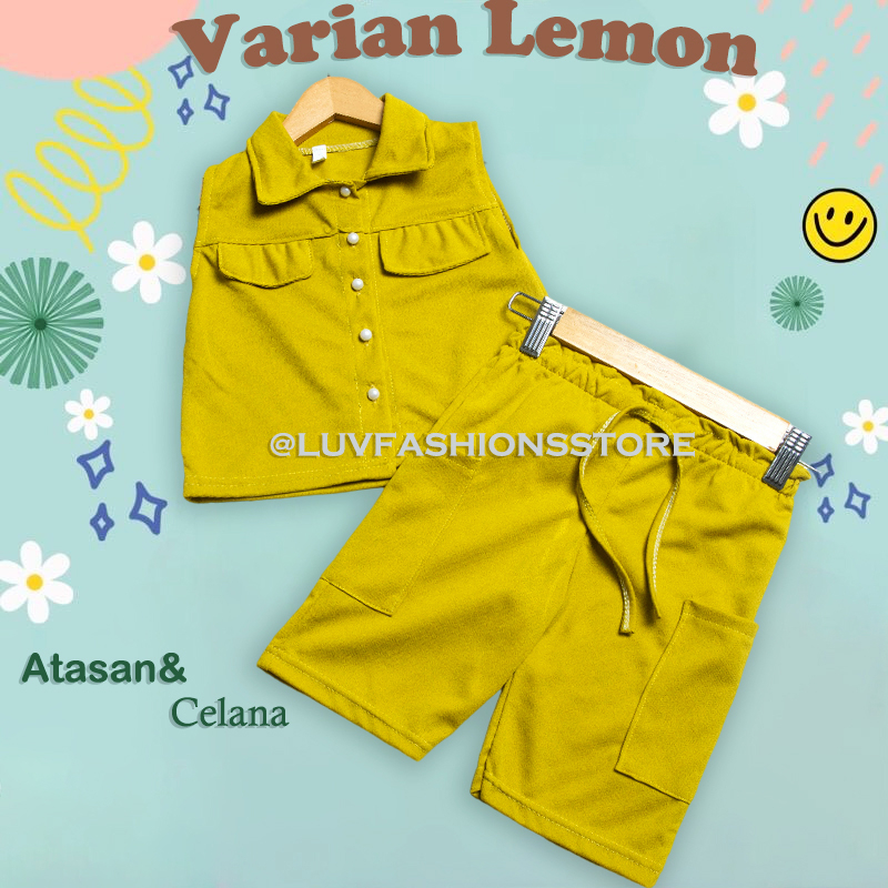 IL - ONESET ANAK VELESA / SETELAN ANAK PEREMPUAN BAJU DAN CELANA SANTAI / PAKAIAN ANAK CEWEK KASUAL