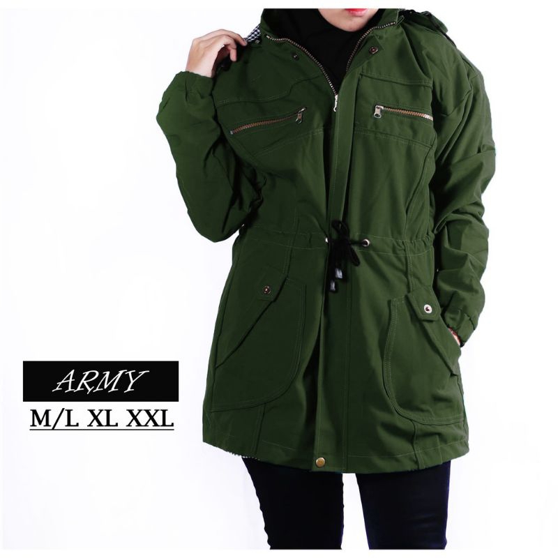 Jaket Parka Cewek / Jaket Parka Wanita / Jaket Parka Hijab / Jaket Parka Muslimah