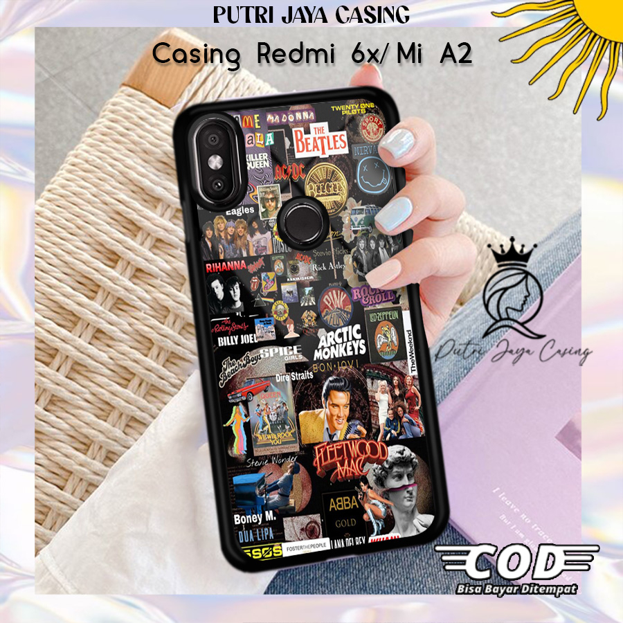 Case Hp Redmi 6x Mi A2 Casing Redmi 6x Mi A2 Motif AESTHEBLACK Casing Terbaru Case Karakter Lucu Cas