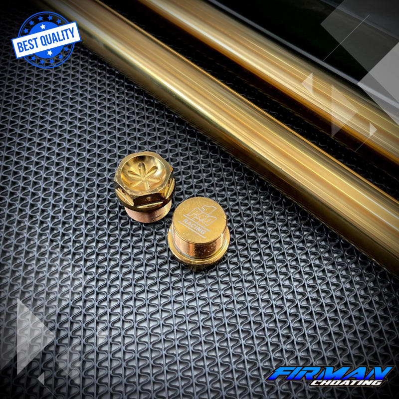 AS SHOCK GOLD RX KING RXS RXK PRO1 30MM HARDCROME GOLD KUALITAS TERBAIK