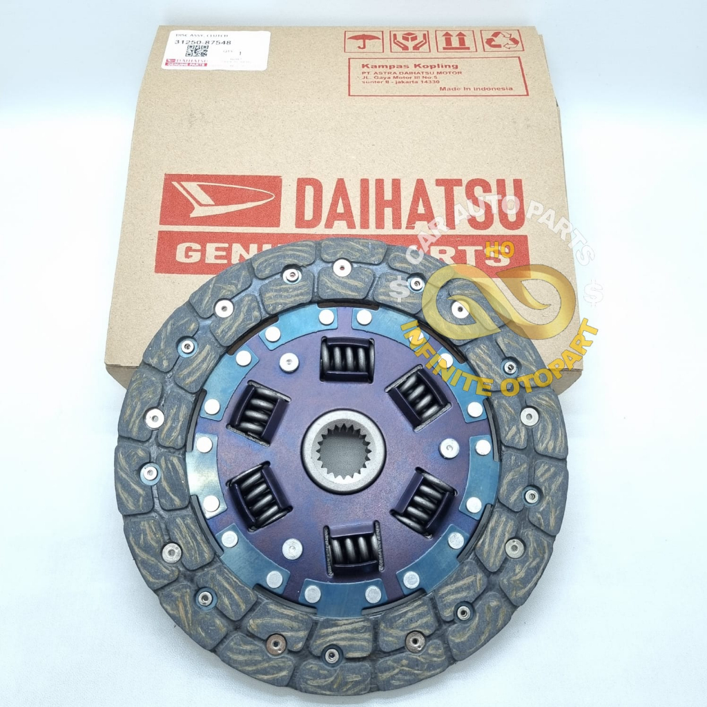 PLAT KAMPAS KOPLING CLUTCH DISC S89 S91 ZEBRA ESPASS 1.3 1300CC 31250-87548 DAI GOOD QUALITY