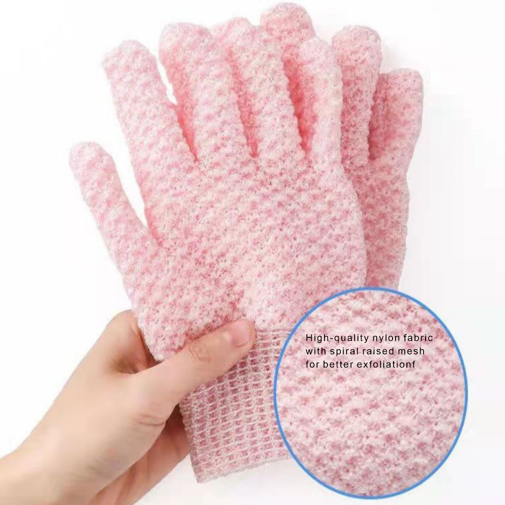 Sarung tangan Mandi scruber Sarung Tangan Bath Glove Exfoliating Bath scrub Gloves Sponge Spons