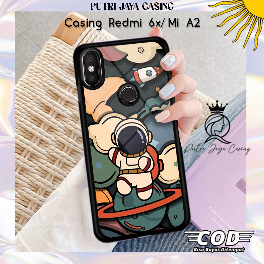 Case Hp Redmi 6x Mi A2 Casing Redmi 6x Mi A2 Motif ASTROCUTE03 Casing Terbaru Case Karakter Lucu Cas