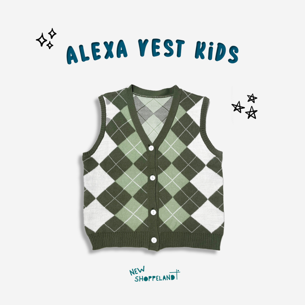 NEWSHOPPELAND - (UKURAN ANAK) Alexa Vest Diamond Premium