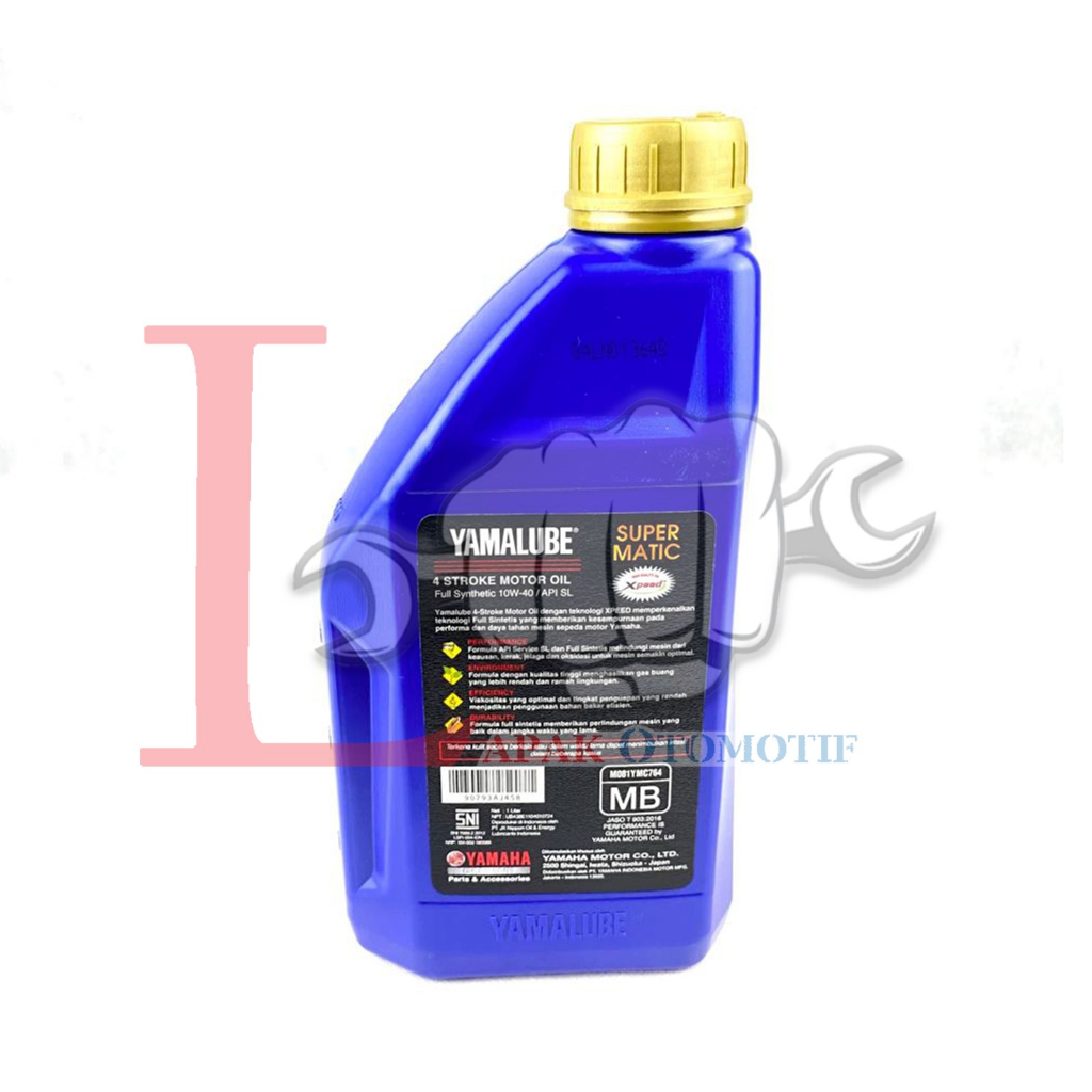 -LOI- PAKET OLI YAMALUBE SUPER MATIC 1LITER SET OLI YAMALUBE GEAR GARDAN 140ML