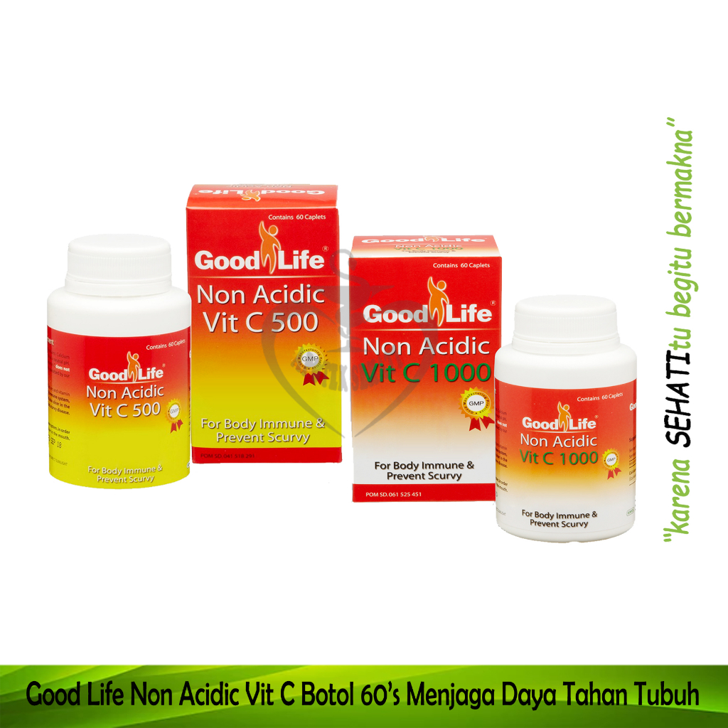 Good Life Vitamin C 500mg Kapsul 1000mg Memelihara Daya Tahan Tubuh