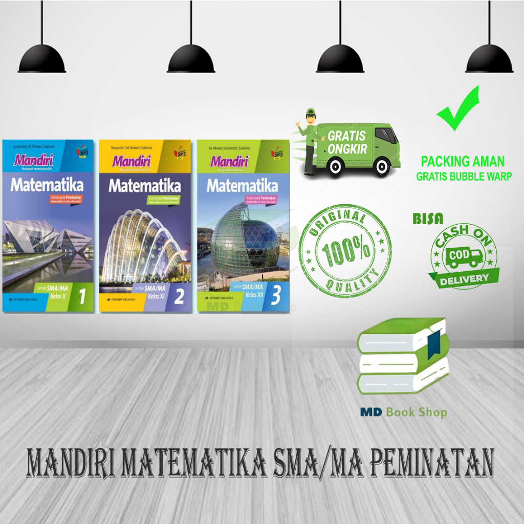 BEST SELLER ORIGINAL MANDIRI MATEMATIKA SMA/MA PEMINATAN ERLANGGA SUKISMO