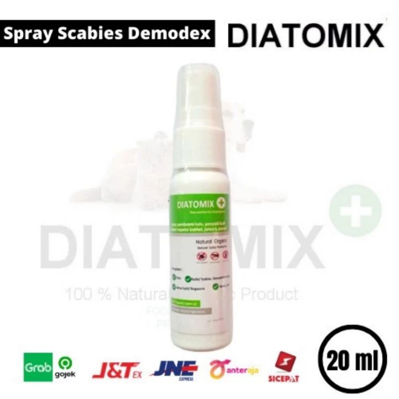 diatomix obat pembasmi kutu - jamur - scabies - demodectic 20 ml