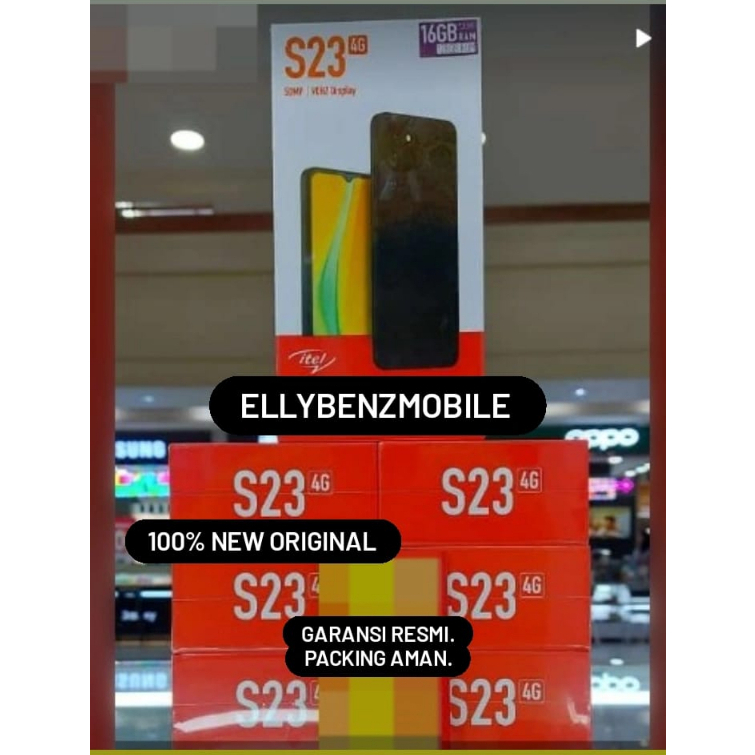 Itel S23 4G RAM 8/128GB New Garansi Resmi ( 8+8/128GB ext )