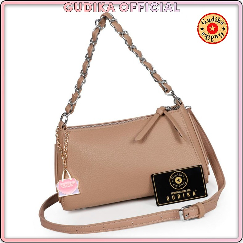 Tas GUDIKA Angel 5328 - Tas Wanita Kulit OOTD Harian Korea Style - Sling Bag Kekinian Import Original Terbaru - Tas Selempang - shoulder bag - tas bahu - tas kulit - tas batam - tas pesta kondangan - tas jinjing